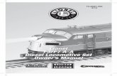 Lionel F3/F7 A-A Diesel Locomotive Set Owner’s Manual · PDF fileCongratulations on your purchase of this Lionel LEGACY diesel locomotive set! ... Both of the locomotives in this