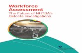 Workforce Assessment: The Future of NHTSA's Defects ... · PDF fileWorkforce Assessment: The Future of NHTSA’s Defects Investigations, ... defect and then to develop lessons learned