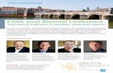 ESHA 2016 Biennial Conferenceesha2016.com/wp-content/uploads/2016/04/ESHA2016_brochure.pdf · School visits Biennial ConferenceWe will also connect you with colleagues ... Arnoud