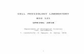 CELL PHYSIOLOGY LABORATORY - Sacramento State lab manual 25jan…  · Web viewOnce groups are working on their semester projects all Cell Physiology laboratory sessions are ... requires