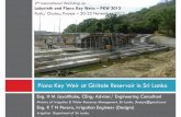 2nd Labyrinth and Piano Key Weirs – PKW 2013 Giritale Scheme General Context Has originally been built in 623 AD restored in 1951 Augmented in 1963 to current capacity Capacity -