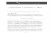 Transformations in Tonal Jazz: ii–V · PDF fileTransformations in Tonal Jazz ... serves as the foundation for a more rigorous transformational approach, ... In this more general