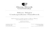 Music Major Undergraduate Handbook - · PDF fileMusic Major Undergraduate Handbook ... GENERAL, THEORY, JAZZ, and MUSIC TECHNOLOGY. The general track is designed for students who do