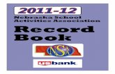 Nebraska School Activities Association Record Book · PDF fileTed Gill, Arapahoe Jim Paige, Wayne ... Robert Pease, Lincoln Arnold Peterson, Alma ... Basketball—Bob Cottrell, Lincoln