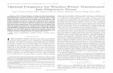 Optimal Frequency - Stanford Universityweb.stanford.edu/~adapoon/papers/optimal_frequency.pdf · Optimal Frequency for Wireless Power Transmission ... OPTIMAL FREQUENCY FOR WIRELESS