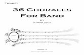 36 Chorales For Band - Gateway High School  · PDF file30. Come, Sweet Death by J. S. Bach p. 24 31. Chorale from Jupiter by Gustav Holst p. 25 32. In the Village by