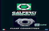 CLAMP CONNECTORS - Galperti · PDF file3 Quality Type Approval & Testing API 6FB FIRE TESTING - ASME B 31.3 CHAPTER IX GAS TEST The need for correct analysis of product performance