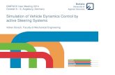 Simulation of Vehicle Dynamics Control by active Steering ... · PDF fileCo-Simulation of Simpack and Matlab/Simulink ... Simulation of Vehicle Dynamics Control by ... Dynamics Control