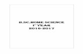 B.Sc.Home Science Year - prsu.ac.inprsu.ac.in/Admin_1/Upload_Data/Data/8444.pdf · 8. Bharucha Erach, the Biodiversity of India, Mapin pub. Ltd. Ahmedabad 380013, India, Email: mapin@icenet.net(R)