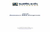 2018 Summer NRA Program - trinidadstate.edutrinidadstate.edu/gunsmithing/pdf/NRAcd.pdf · 2018 Summer NRA Program Trinidad State Junior College 600 Prospect St. Trinidad, Colorado