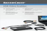 USB Video Grabber - Lidl · PDF fileUSB-Video-Grabber för digitalisering av analoga video- och ljudinspelningar Bruksanvisning och serviceinformation ... Operating system Windows
