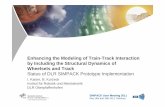 Enhancing the Modeling of Train-Track Interaction by ... · PDF fileSIMPACK User Meeting, May 18th and 19th 2011, Salzburg Kaiser/Kurzeck:Enhancing the Modeling of Train-Track Interaction