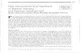 Peer Observation and Feedback - TESOL France · PDF filePeer Observation and Feedback in Teacher Training ... Teacher training, ... to instill in them a¡ exploratory a¡d reflective
