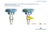 Product Certifications: Rosemount™ 2140 Level Detector ... Rosemount Documen… · ASME B31.3:2014 ASME B16.5:2013 The requirements of CRN are met when a Rosemount 2140 Level Detector