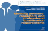 Meeting advisers’ regulatory and professional · PDF fileFor some achieving a CII Diploma and ... in respect of all CII exams passed are automatically added to candidates’ ‘Learning