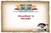 Teacher's Guide - Typing Tournament · PDF fileTyping Tournament Online Teacher’s Guide - Establishing your account Page 3 Establishing your account Start your 14 day Free Trial
