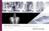 micRun® System The ultimate precision toolholding ... Excellent runout TIR The REGO-FIX torque wrench and free-wheel wrench head enable Fischler Camtech employees
