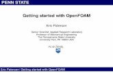 Getting started with OpenFOAM - Chalmersweb.student.chalmers.se/groups/ofw5/Basic_Training/gettingStarted.pdf · /OpenFOAM/OpenFOAM-1.5/etc/bashrc We will have a deeper look at the