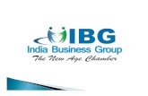 INDIA BUSINESS GROUP (IBG) · PDF fileINDIA BUSINESS GROUP (IBG) ... viz., Grasim, Hindalco, Aditya Birla Nuvo and UltraTech Cement Ltd. , followed by Q ... Sales Opportunity by