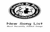 Karaoke By Brad Sorted by Artist Artist Title 10 Years ... · PDF fileNew Songs Revised: 1/15/2018 Karaoke By Brad Sorted by Artist Artist Title 10 Years Wasteland Adele Love In The