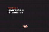 Section 1 AMERICAN Standards - American · PDF fileANSI/AWWA C111/A21.11 Rubber-Gasket Joints for Ductile- Iron Pressure Pipe and Fittings ANSI/AWWA C115/A21.15 Flanged Ductile-Iron