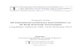 3D Body Scanning Technologies · PDF fileProgram Outline CONFERENCE PROGRAM Conference Office HOMETRICA CONSULTING - Dr. Nicola D’Apuzzo Via Collegio 28,