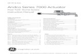 Andco Series 7000 Actuator - Home - NASCO · PDF fileAndco Series 7000 Actuator Posi-Tork* Acme Screw ... The 7000 Posi-Tork Linear Actuators are completely ... actuator and driven