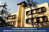 PLACEMENT BROCHURE 2016-17 DEPARTMENT OF …admin.econcaluniv.ac.in/Placement/placement20092016.pdf · Saibal Kar Ph.D. Northern Illinois University Sankar Kumar Bhaumik Ph.D. Jawaharlal