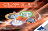 CLARiSUITE - Interactive Coding Equipment · PDF fileCLARiNET Networking software CLARiNET allows a number of ICE and Videojet printers to be connected to a central data source via
