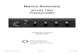 Narco Avionicsintegratedavionics.net/IAS/manuals/Narco/AT 155/AT155-Manual.pdf · In support of the Narco Avionics AT155 TSO Transponder, this manual provides detailed installation