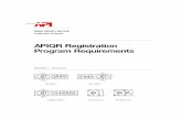 APIQR Registration Program Requirements/media/Files/Certification/Monogram-APIQR/Application... · APIQR Registration Program Requirements REVISION7 | FM-004.pdf ™ API Spec Q1®