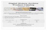 Digital History Archive Product Catalog - Sturmpanzerdownloads.sturmpanzer.com/MLW/DigitalHistoryArchiveProductList.pdf · Digital History Archive Product Catalog ... diagrams and