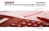 BANDO Power transmission belts selector - Robert  · PDF fileBANDO Power transmission belts selector we transmit power across space REVISED 9 T-T003006-E