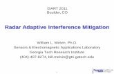 Radar Adaptive Interference Mitigation - its. · PDF file• Understand the basics of adaptive interference mitigation for ... Signal-to-Noise Ratio ... • Collectively we refer to