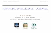Artificial Intelligence: Overview - Marcus Hutterhutter1.net/ai/sintro2ai.pdf · Artiﬂcial Intelligence: Overview - 1 - Marcus Hutter Artificial Intelligence: Overview Marcus Hutter