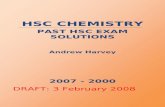 HSC CHEMISTRY -   · PDF filehsc c h e m is t r y past paper solutions ² andrew harvey 1 draft: 3 february 2008 andrew harvey hsc chemistry past hsc exam ... 2006 independent