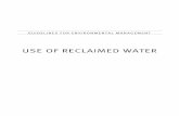 Use of Reclaimed Water - Environment Protection Authority/media/Publications/464 2.pdf · GUIDELINES FOR ENVIRONMENTAL MANAGEMENT USE OF RECLAIMED WATER EPA Victoria 40 City Road,