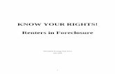 KNOW YOUR RIGHTS! Renters in Foreclosure - Miami · PDF fileKNOW YOUR RIGHTS! Renters in Foreclosure . ... Sample Emergency Motion to Stay Writ of Possession ... then the judge issues