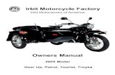 Irbit Motorcycle Factory - Kraemer Aviationflymall.org/docs/URALpdfSept2010/20050ownersmanual.pdf · 7 INTRODUCTION Welcome to the URAL Motorcycling Family! Your Ural has been built
