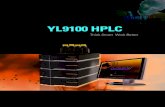 YL9100 HPLC - ESSECIGROUP 9100... · The YL9100 HPLC delivers a very stable baseline to ... photo diode array detectors. The spectral data, ... Electrochemical Detector ...