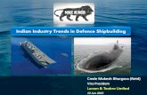 Indian Industry Trends in Defence Shipbuildinggeointelligenceasia.org/2015/pdf/Mukesh Bhargava.pdf · Indian Industry Trends in Defence Shipbuilding | ... Large market for export
