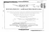 RESEARCH MEMORANDUM-”- - NASA · PDF fileRESEARCH MEMORANDUM-”- ... wherein the air is dischargedat theblade-”tipare discussedin detail in reference3 with relationto the effectsof