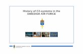 History of C2-systems in the SWEDISH AIR  · PDF fileHEADQUARTERS SWEDISH ARMED FORCES History of C2-systems in the SWEDISH AIR FORCE