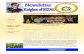 Knights of Rizal - Diamond Chapter - 2014 · PDF file1 SPECIAL POINTS OF INTEREST Diamond Chapter Antwerp—FlandersFlanders——BelgiumBelgium Knights of Rizal - Diamond Chapter