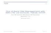 Cisco Out of Band Site Management with ISR LTE via · PDF fileOut of Band Site Management with ISR LTE via Console, Telnet, ... 4G LTE is an option for out-of-band management and ...