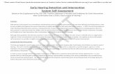 Early Hearing Detection and Intervention System Self ... · PDF fileEarly Hearing Detection and Intervention System Self ... Infant Hearing utilized literature ... From Confirmation