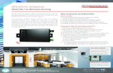 Wireless Adapter - Automated Logic · PDF filen Wireless software included for quick & easy sensor pairing n Available in different frequencies for different parts of the world ...