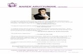 NAREK ARUTYUNIAN, clarinetist - Young Concert · PDF fileHe has performed the Copland Clarinet Concerto ... Narek Arutyunian, an Armenian-born clarinetist currently studying at the