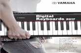Digital Keyboards - Yamaha · PDF fileDigital Keyboards 2017 ... for Oriental music! Keyboard with lighted keys NP-32B Also available in white (NP-32WH) Also available in black (NP-12B)