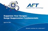 Suppress Your Surges: Surge Suppression · PDF fileSuppress Your Surges: Surge Suppression Fundamentals April 13, 2017. ... Surge tanks are similar to gas accumulators, but are open